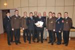 Ehrung des Kommandanten Göschl und des Ehrenvorstand Kern durch unsere Freunde aus Östereich, die Freiwillige Feuerwehr Haag am Hausruck
