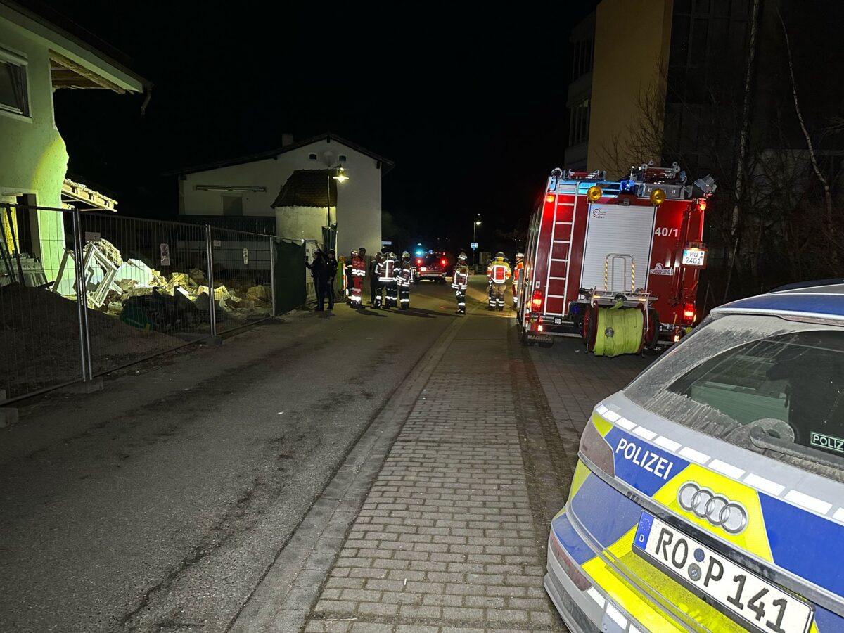 THL2 - Gebäudeeinsturz in der Krankenhausstraße