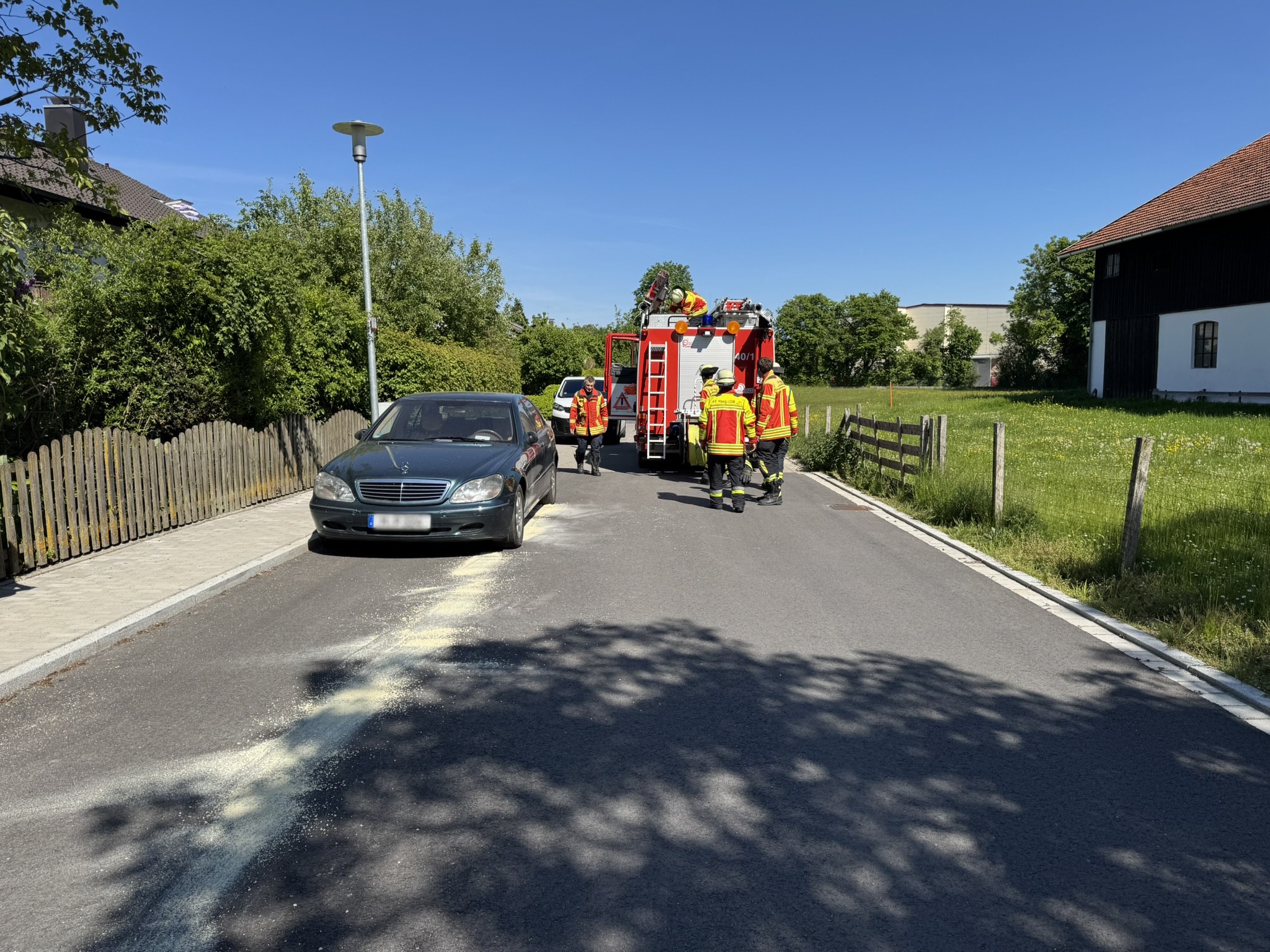 THL1 - Auslaufendes Benzin in der Bgm-Jäger Str.
