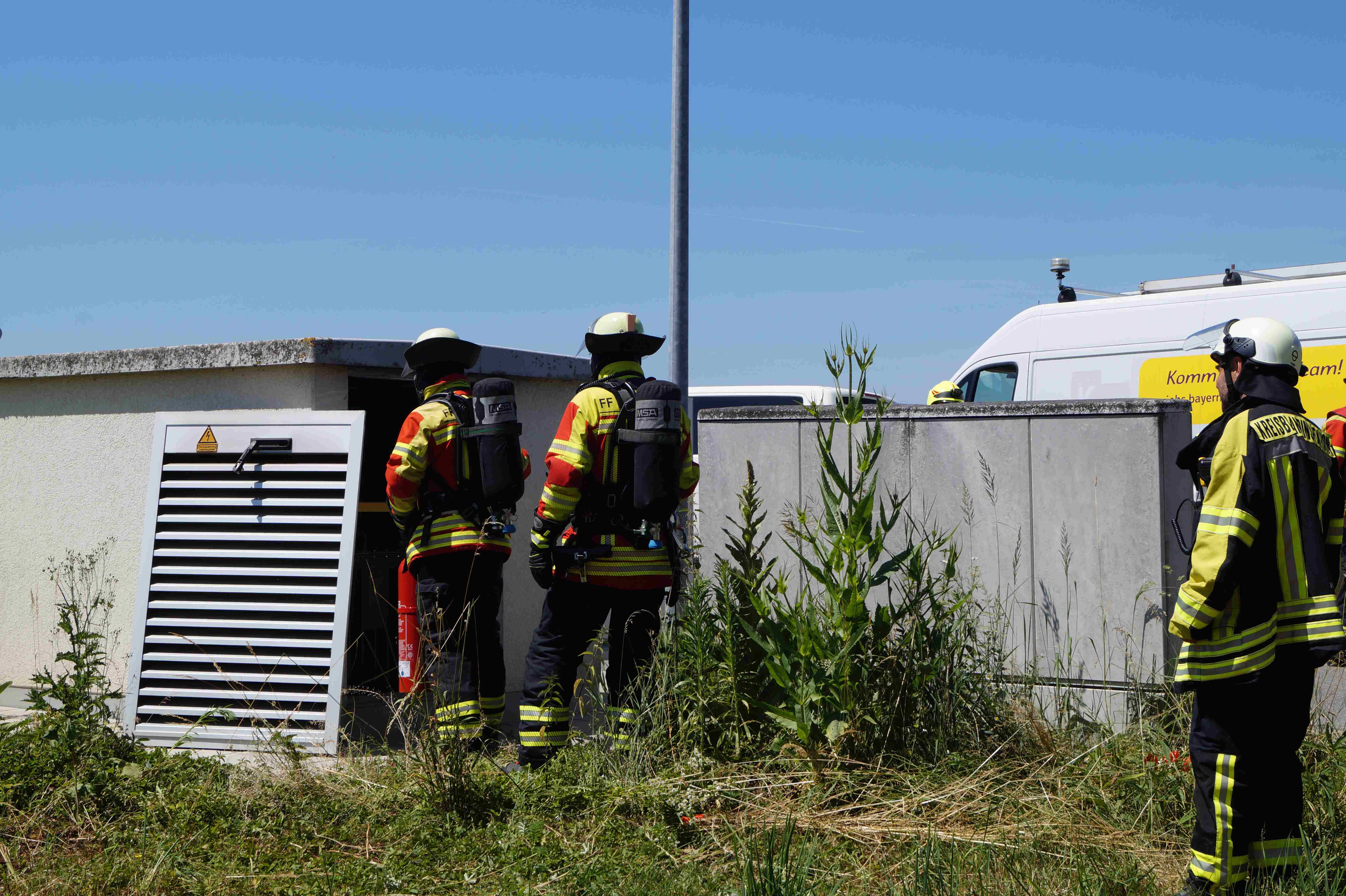 B2 - Brand eines Trafohäuschens in Rainbach
