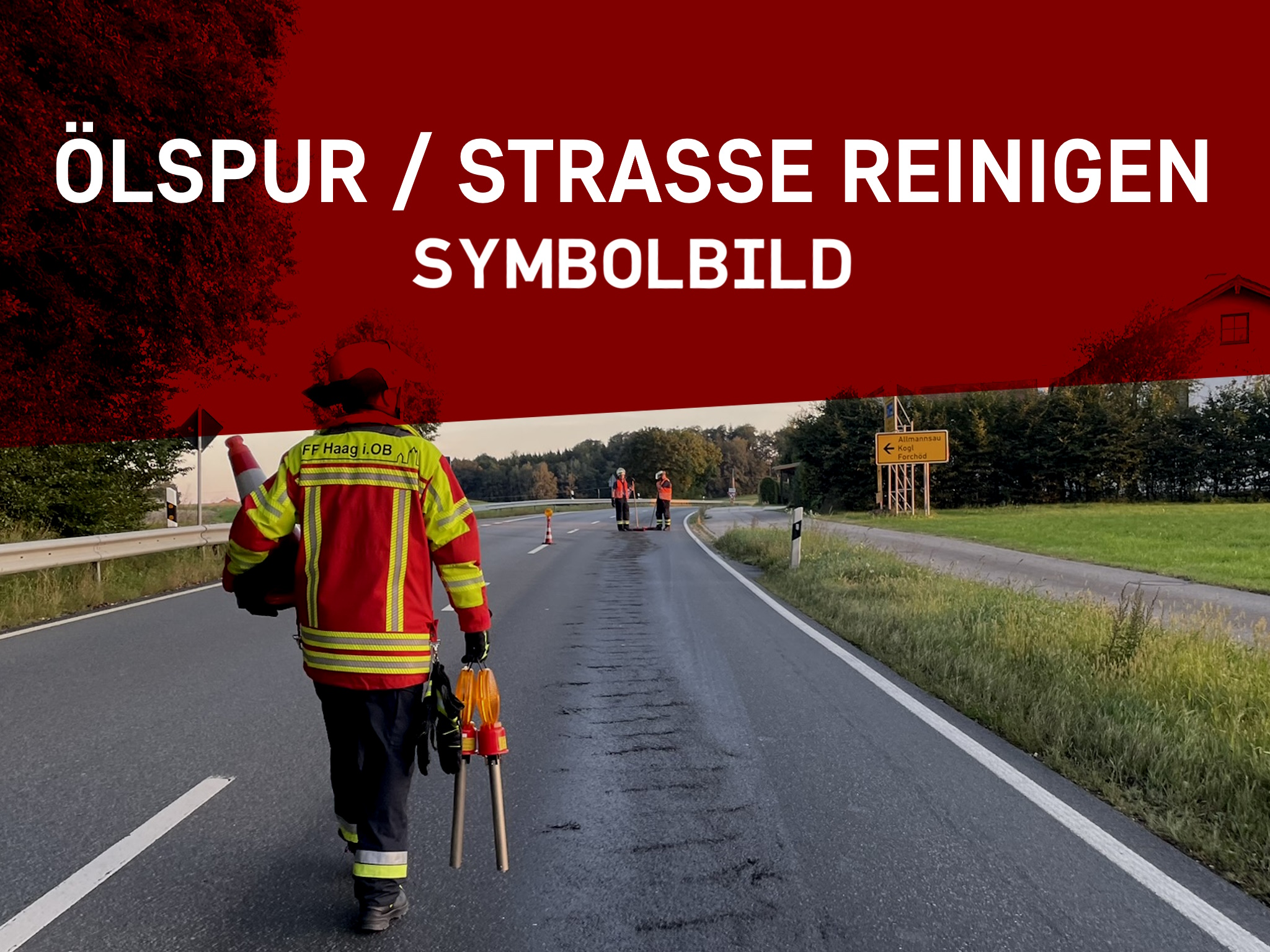 THL1 - Ölspur auf der B12